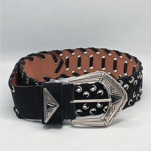ETRO suede waist belt size L